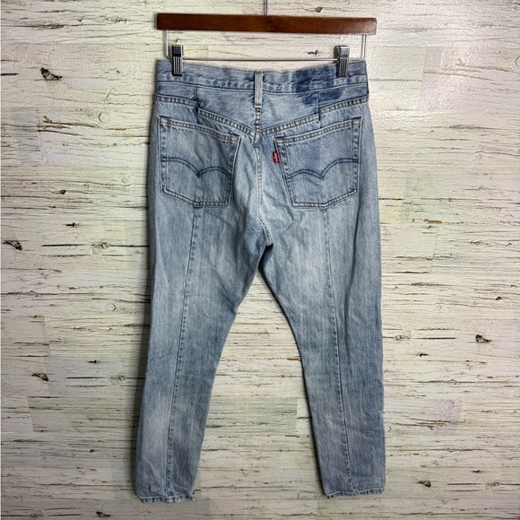 Levi’s Altered 501 Skinny Blue Jeans. Size 26 - Picture 7 of 7